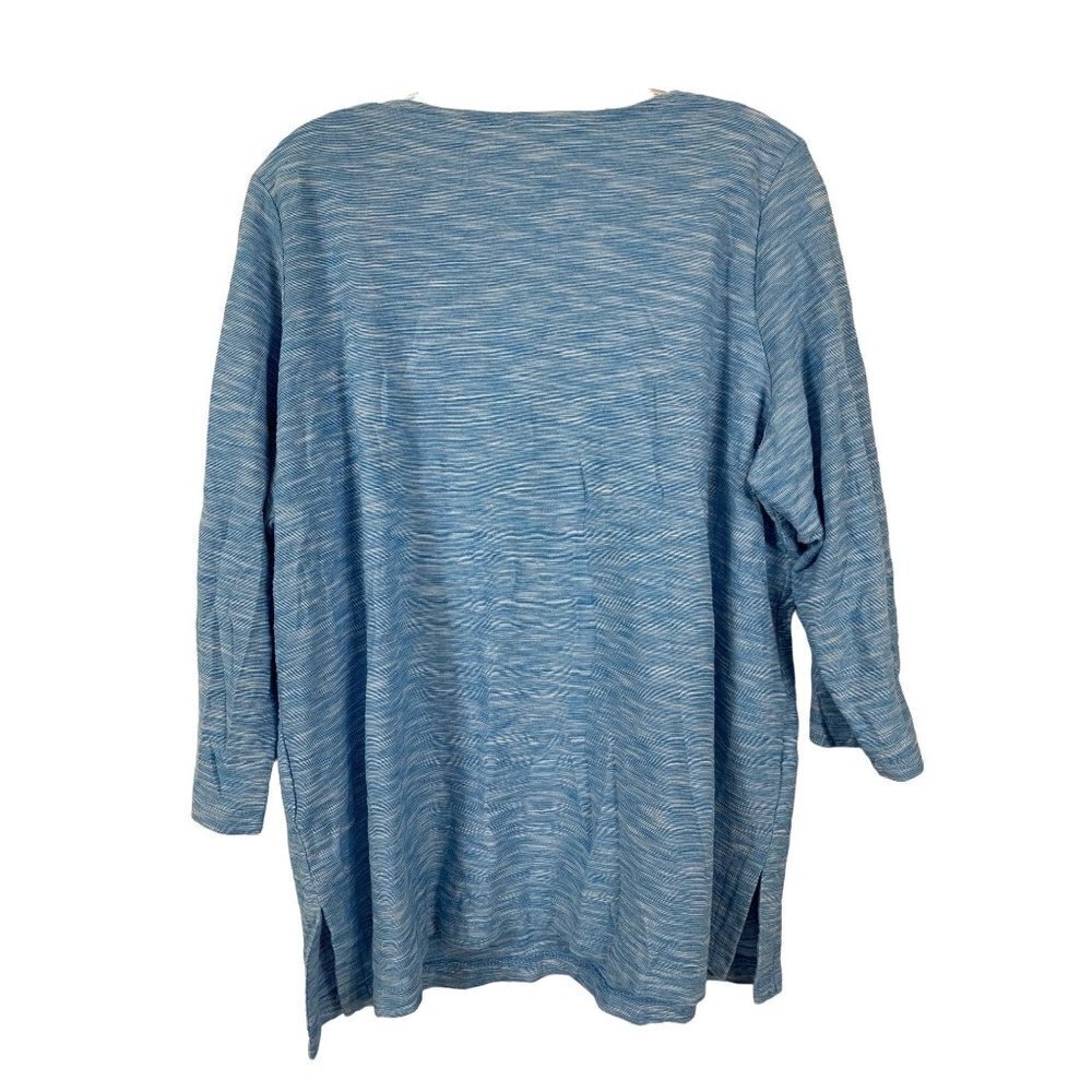 Allison Daley Women's Light Blue Top - Picture 2 of 6